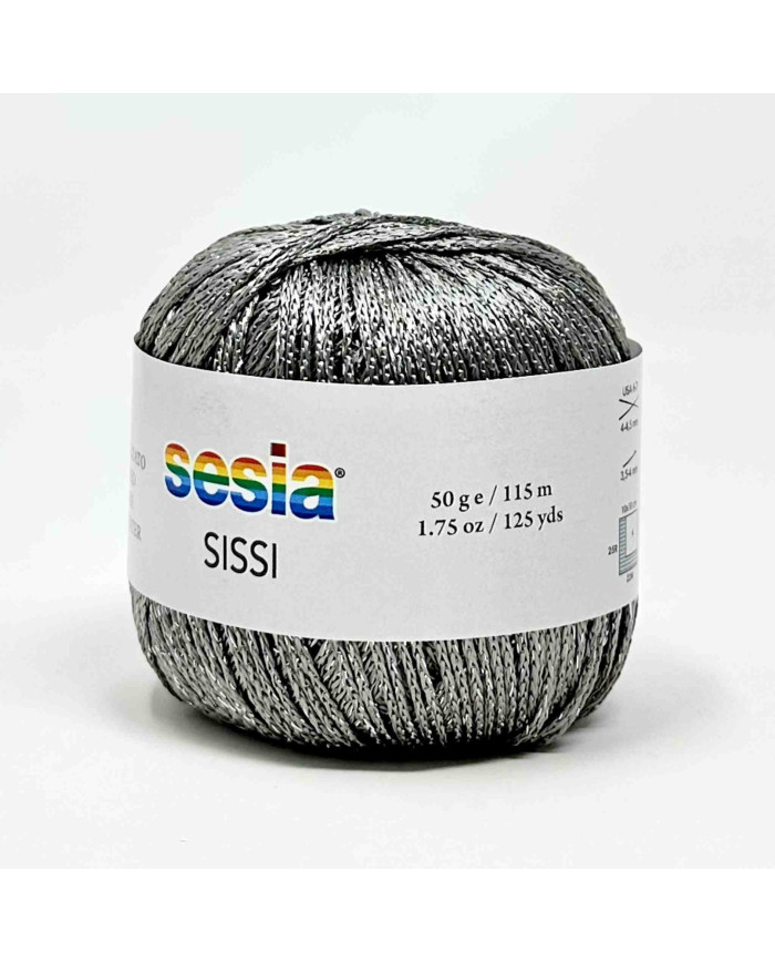 FILATO VISCOSA SISSI SESIA (50G) COL 12 GRIGIO CH.