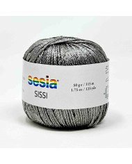 FILATO VISCOSA SISSI SESIA (50G) COL 12 GRIGIO CH.
