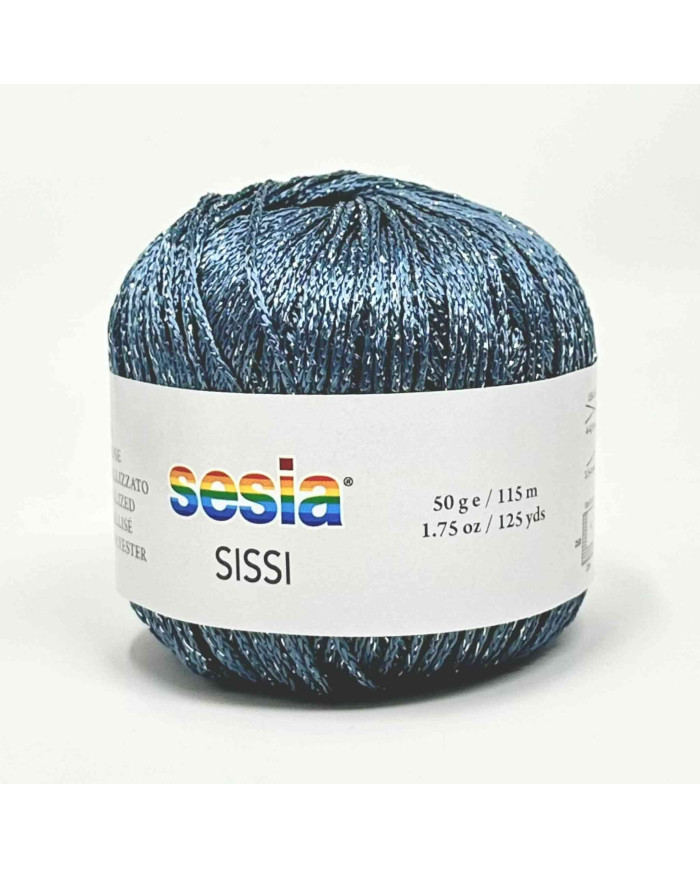 FILATO VISCOSA SISSI SESIA (50G) COL 425 ACQUAMAR.
