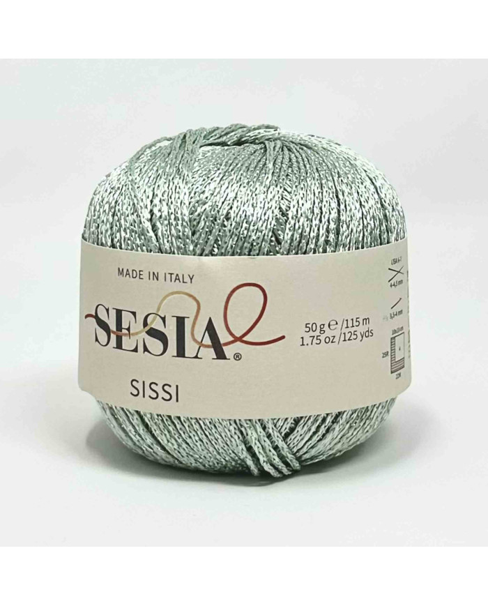 FILATO VISCOSA SISSI SESIA (50G) COL 940 VERDE CH.