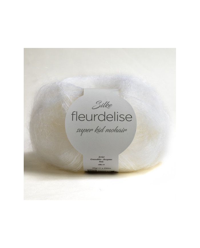 FILATO FLEURDELISE SILKE (25G) 100 BIANCO
