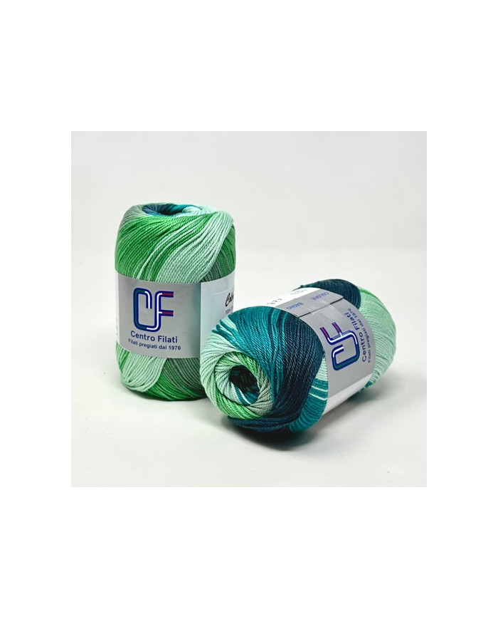 FILATO COTONE COLOR CENTRO FILATI COL 125 VERDE OT