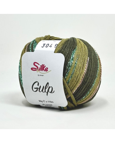 FILATO GULP SILKE (50 G) COL 304 VERDE