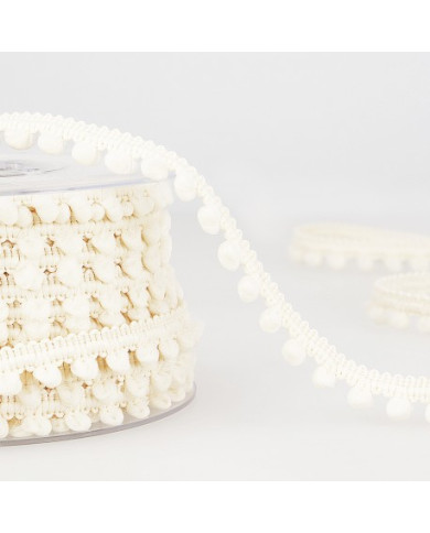 BORDURA POM PON S4959 COL 051 ÈCRU