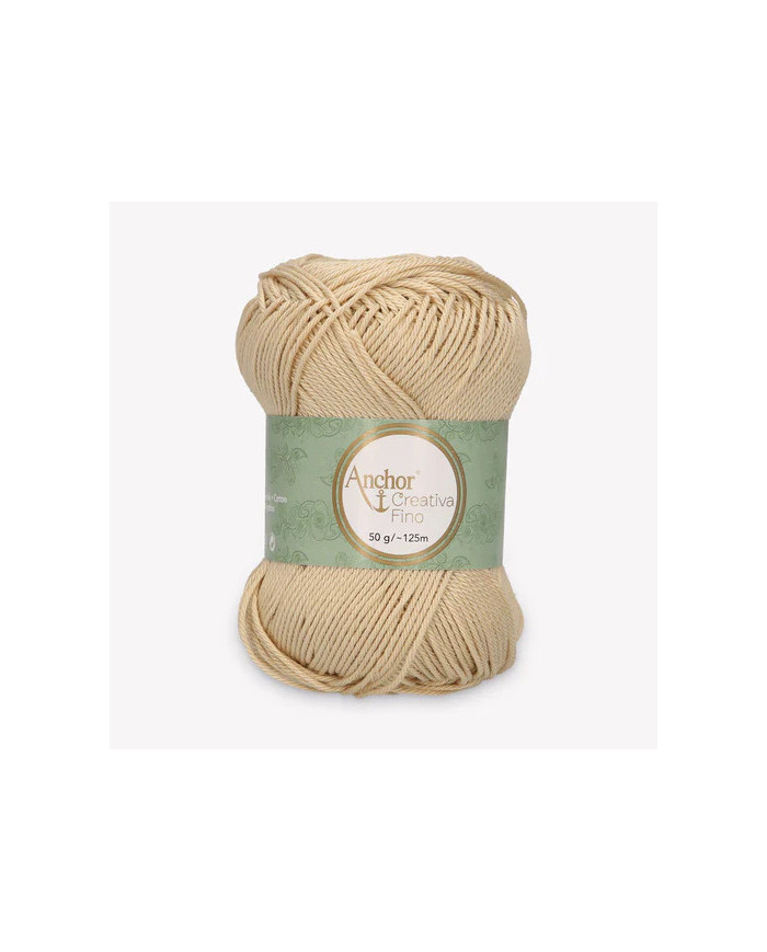 FILATO ANCHOR CREATIVA FINO 50G. 404 CREMA