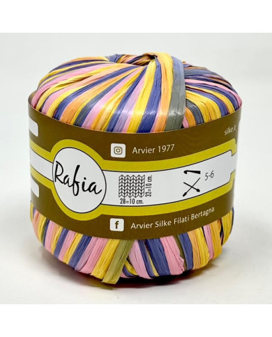 RAFIA VISCOSA GPTEX (25GR) COL 3220 GIALLO LILLA S