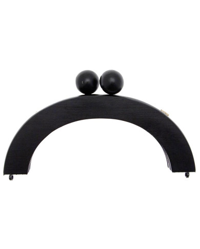 CLICK CLACK LEGNO CM 19 X 8 ROTONDO, NERO