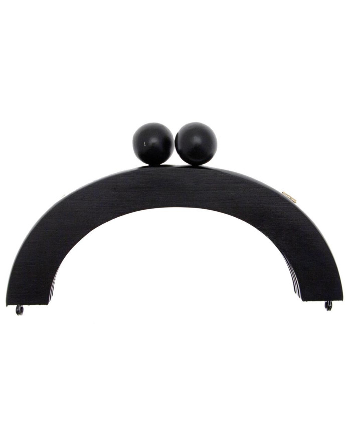 CLICK CLACK LEGNO CM 19 X 8 ROTONDO, NERO