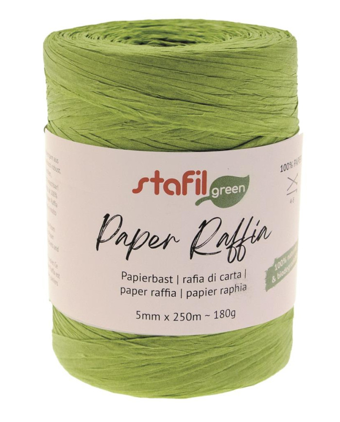 RAFIA DI CARTA STAFIL ART 119981 COL 05 VERDE CHI.