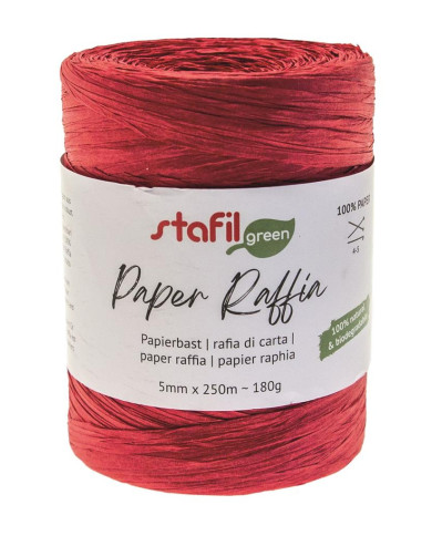 RAFIA DI CARTA STAFIL ART 119981 COL 09 ROSSO