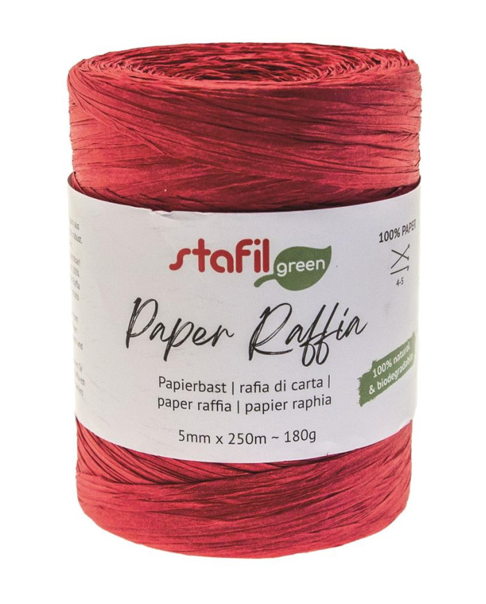 RAFIA DI CARTA STAFIL ART 119981 COL 09 ROSSO