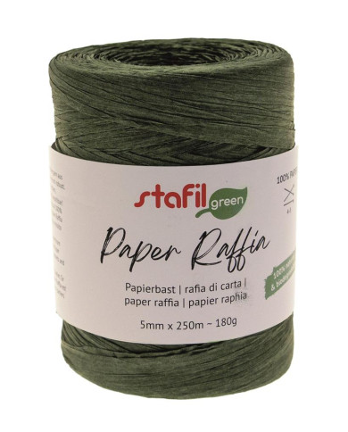 RAFIA DI CARTA STAFIL ART 119981 COL 10 VERDE SC.
