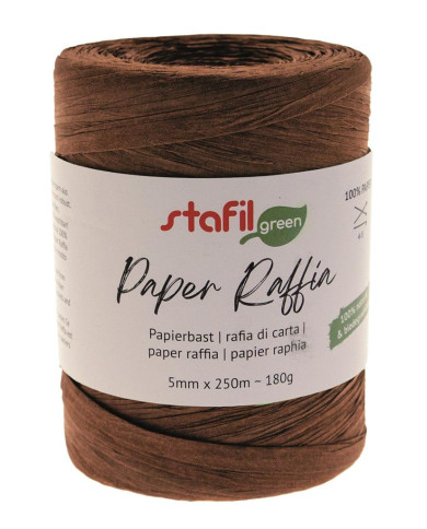 RAFIA DI CARTA STAFIL ART 119981 COL 11 MARRONE