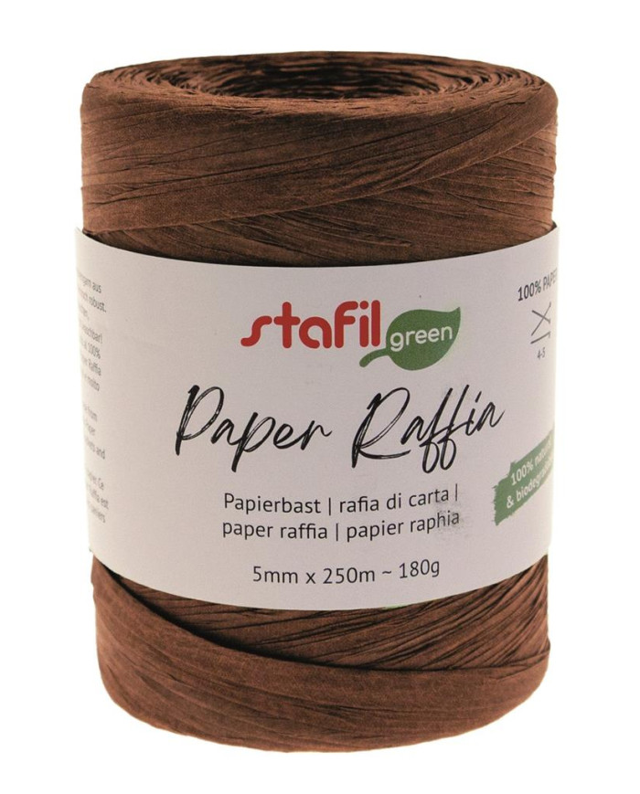 RAFIA DI CARTA STAFIL ART 119981 COL 11 MARRONE
