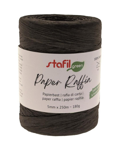 RAFIA DI CARTA STAFIL ART 119981 COL 12 NERO