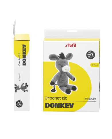 KIT PER AMIGURUMI CM 12,5 X 20 ASINO