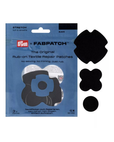 RUB-ON PATCH STRETCH NERO (3 PZ)