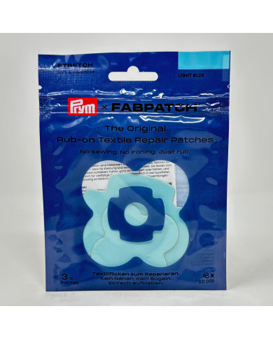 RUB-ON PATCH STRETCH AZZURRO (3 PZ)