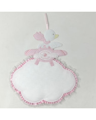 FIOCCO NASCITA BM AEREO NUVOLA CM29X31 05 ROSA