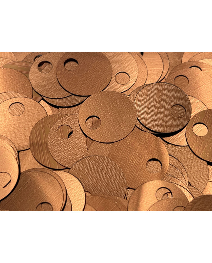 PAILLETTES 20 MM (40 GR, 540 PZ) COL 12 BRONZO