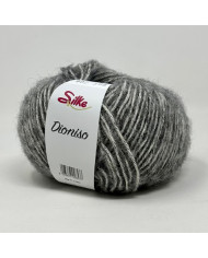 FILATO DIONISO SILKE (50 G) COL 902 GRIGIO MELANGE