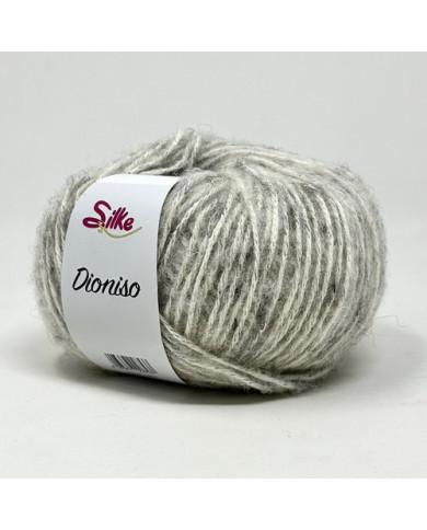 FILATO DIONISO SILKE (50 G) COL 901 PANNA E GRIGIO