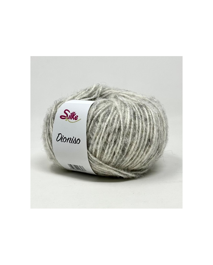 FILATO DIONISO SILKE (50 G) COL 901 PANNA E GRIGIO