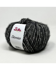 FILATO DIONISO SILKE (50 G) COL 903 NERO MELANGE