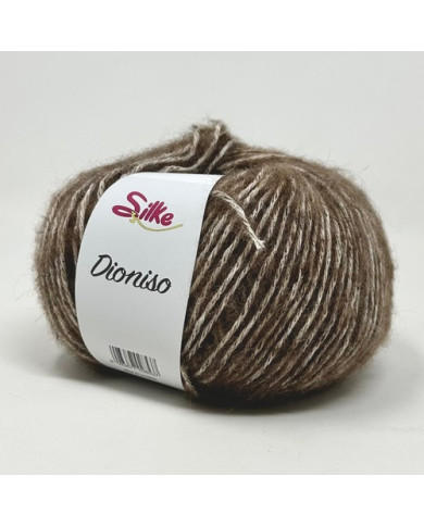 FILATO DIONISO SILKE (50 G) COL 907 MARRONE MELANG