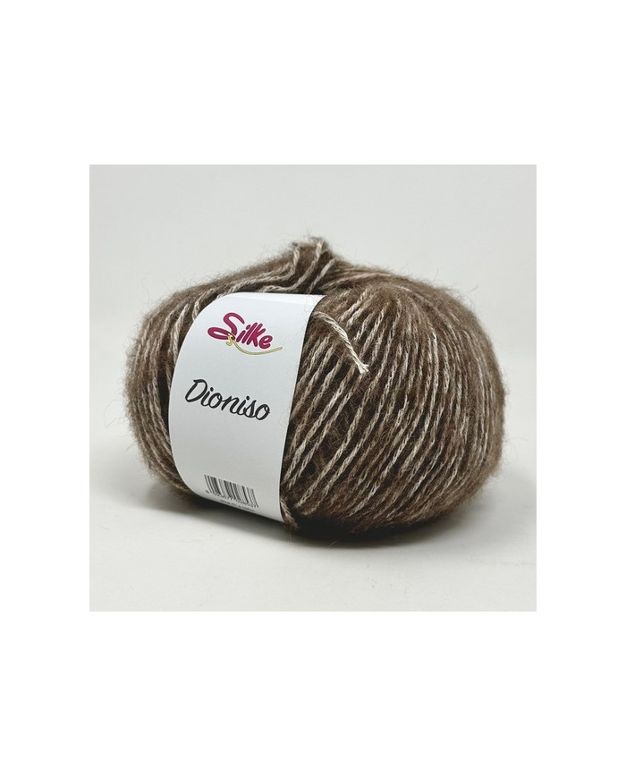 FILATO DIONISO SILKE (50 G) COL 907 MARRONE MELANG
