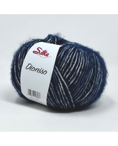 FILATO DIONISO SILKE (50 G) COL 912 BLU MELANG
