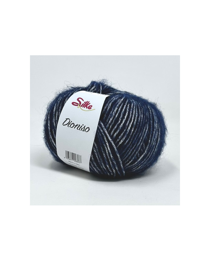 FILATO DIONISO SILKE (50 G) COL 912 BLU MELANG
