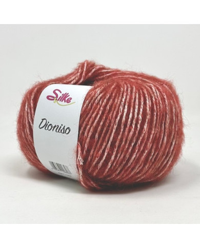 FILATO DIONISO SILKE (50 G) COL 932 ROSSO MELANGE