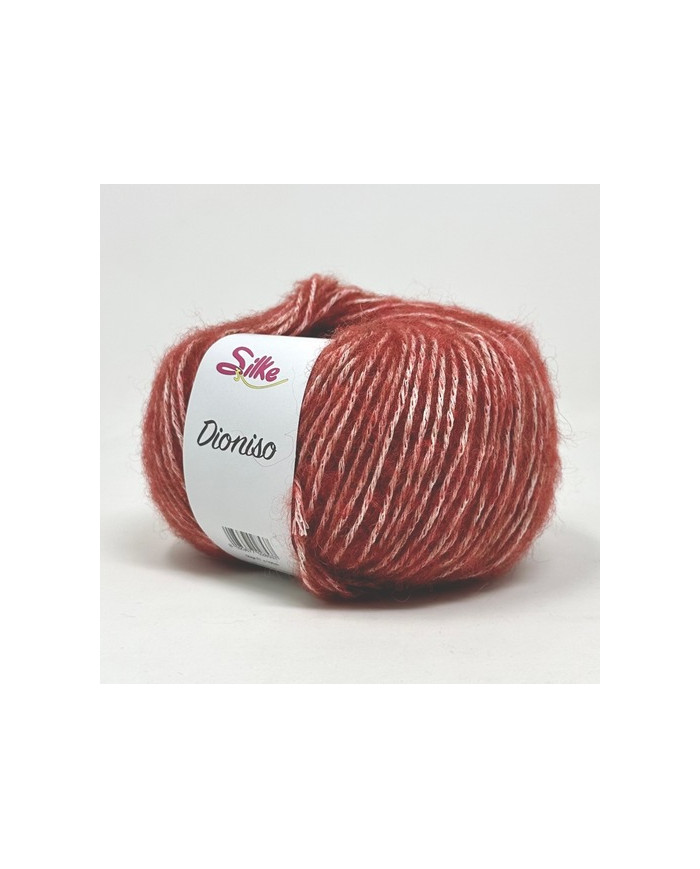 FILATO DIONISO SILKE (50 G) COL 932 ROSSO MELANGE