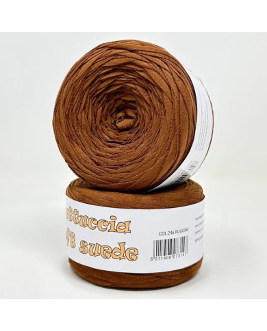 FETTUCCIA SOFT SUEDE MAS PL9000 COL 246 RUGGINE