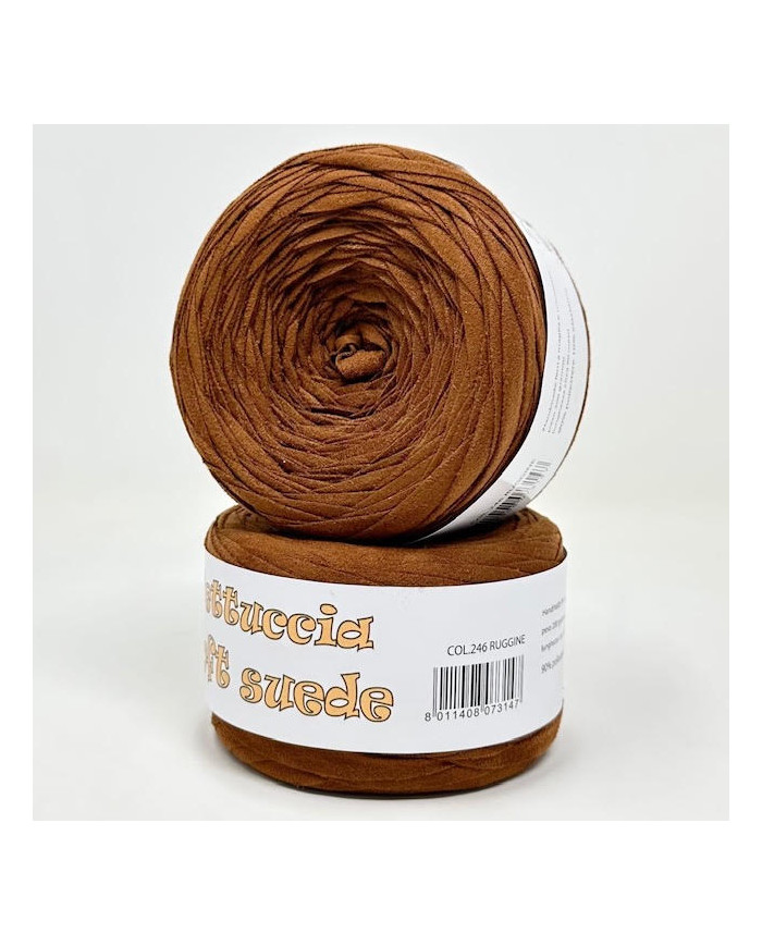 FETTUCCIA SOFT SUEDE MAS PL9000 COL 246 RUGGINE