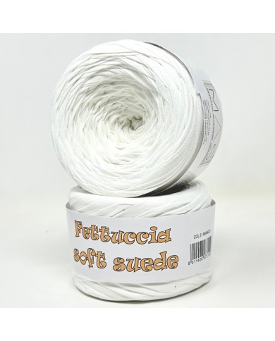 FETTUCCIA SOFT SUEDE MAS PL9000 COL 51 BIANCO