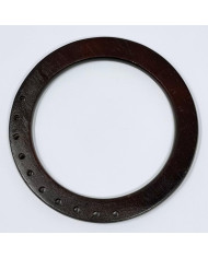 MANICO BORSA LEGNO ROTONDO CON FORI COL.6A MARRONE