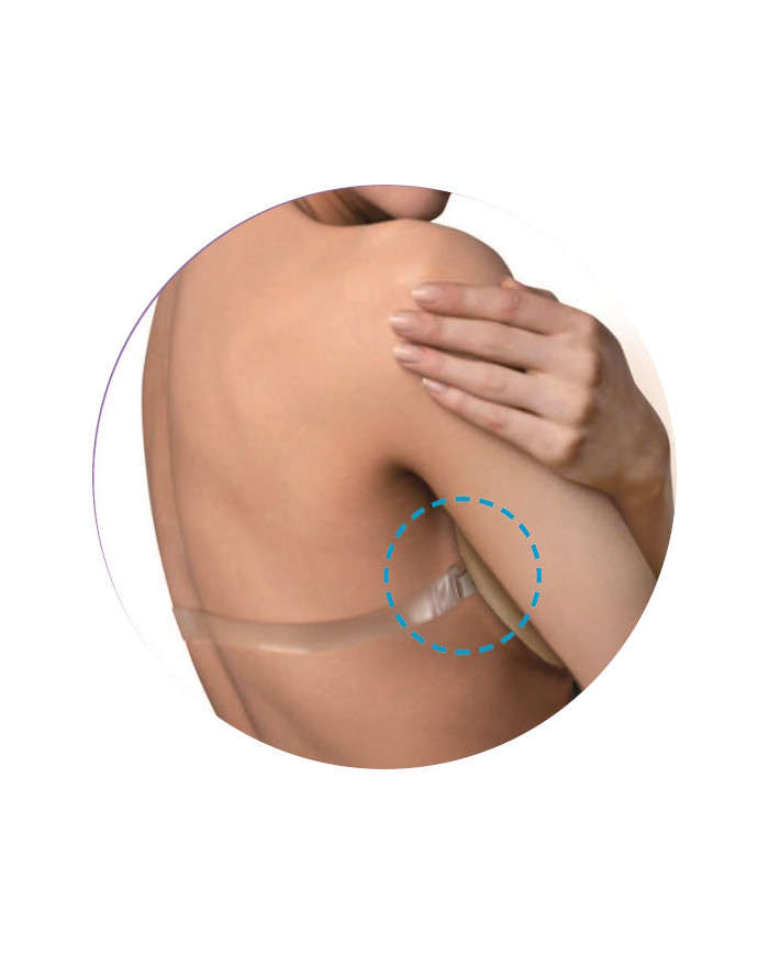 TIRANTE PER REGGISENO TRASPARENTE CM 2 X 65