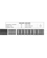 NASTRO ARRICCIATENDE N201/40/TR 40 MM TRASP.(50MT)