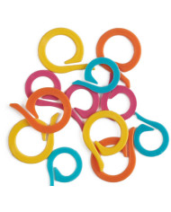MARCAPUNTI PONY (24 PZ) PLASTICA ANELLO APERTO