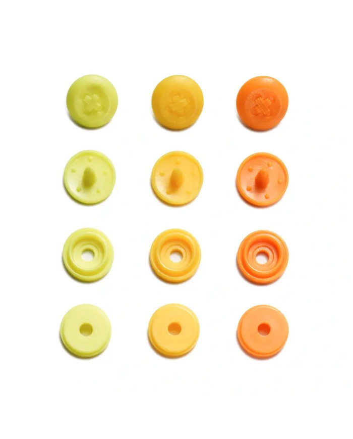 BOTTONI A PRESSIONE PRYM MINI 9 MM (36 PZ) ARANCIO