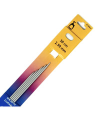 FERRI CALZA ALLUMINIO CM 30 MIS. 2,50