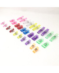 CLIPS PER TESSUTI MIS. ASSORTITE (SC 30 PZ)
