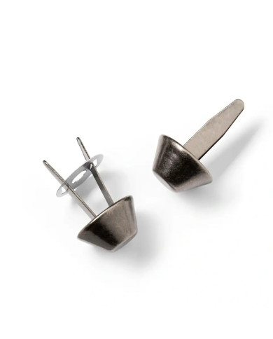 PIEDINI PER BORSE DIAM 15 MM ARGENTO ANT. (4 PZ)