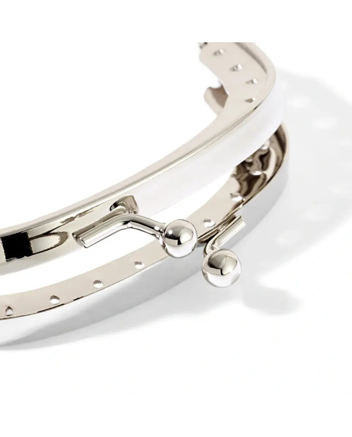 CHIUSURA PER BORSE JULIA ARGENTO CM 7,5 X 4,0