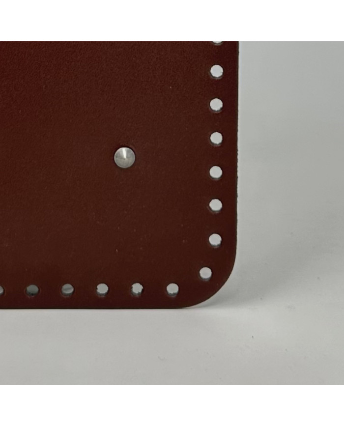 FONDO RETTANGOLARE PER BORSA CM 35X17 MARRONE