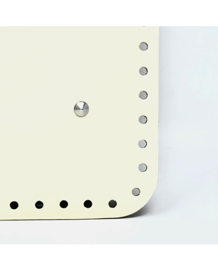 FONDO RETTANGOLARE PER BORSA CM 32X16 PANNA