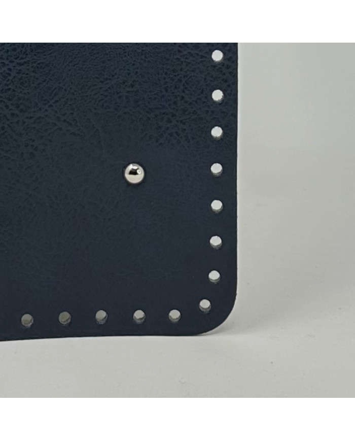 FONDO RETTANGOLARE PER BORSA CM 35X17 BLU 52