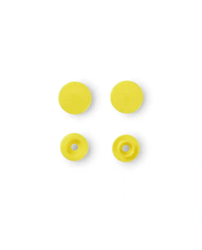 BOTTONI A PRESSIONE MM 12,4 (30 PZ) GIALLO CHIARO